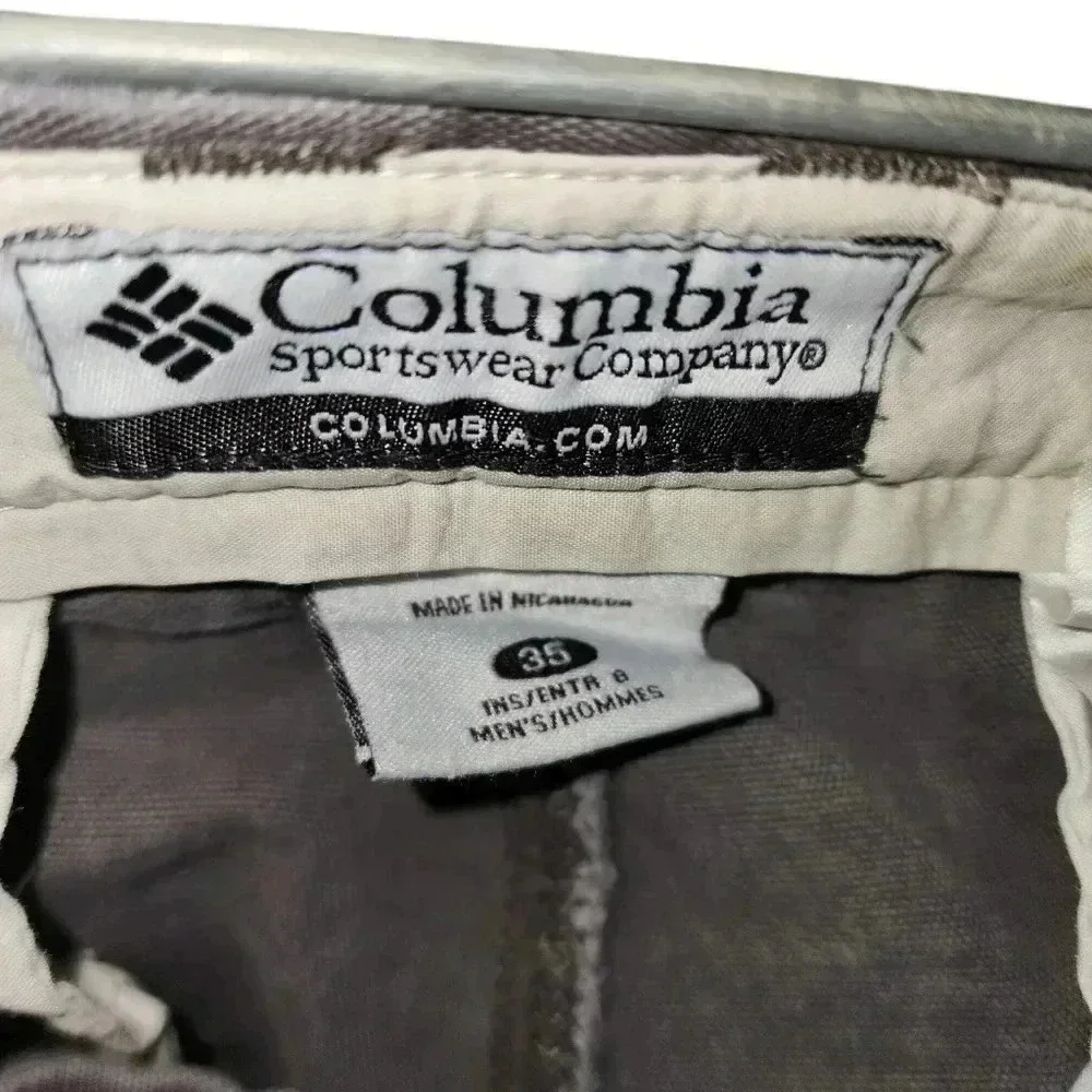 Mens size 35 Columbia Flat front shorts - Picture 3 of 4